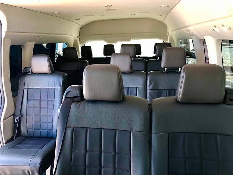 Toyata Hiace - 12 Seater with Leather Seats
